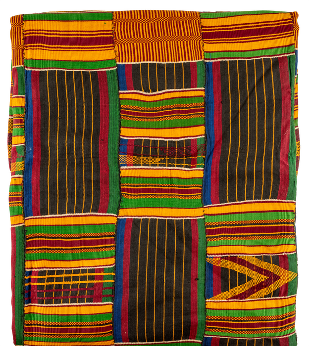 African Ashanti Kente Cloth #17545