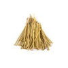 Brass 21 Gauge 1 Inch Head Pins (Approx 500 pieces)
