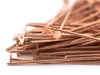 Copper 21 Gauge 1 Inch Head Pins (Approx 500 pieces) - The Bead Chest