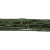 Tiny Green Serpentine Tube Beads (1.5mm)
