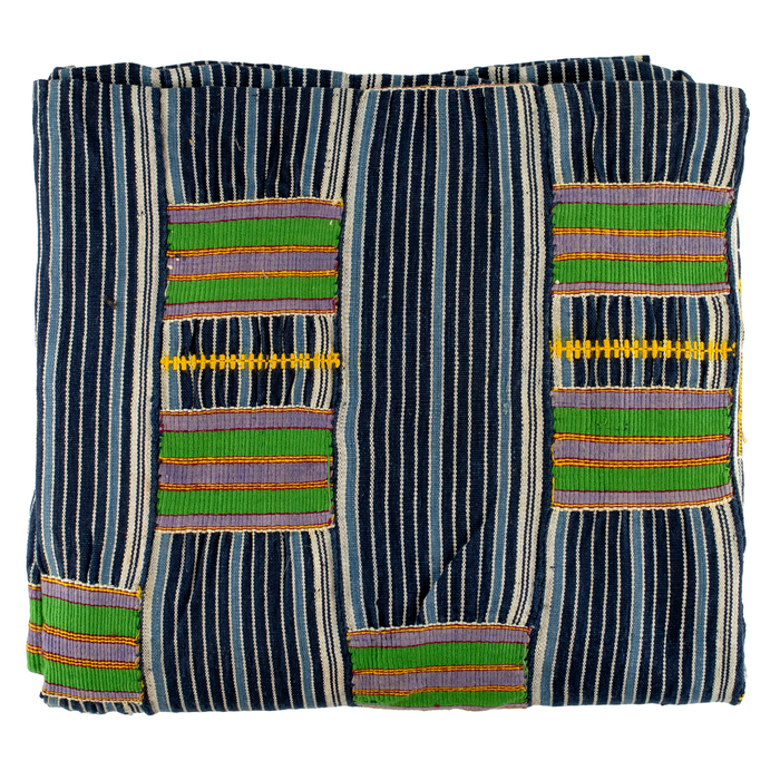 African Ashanti Kente Cloth #17536