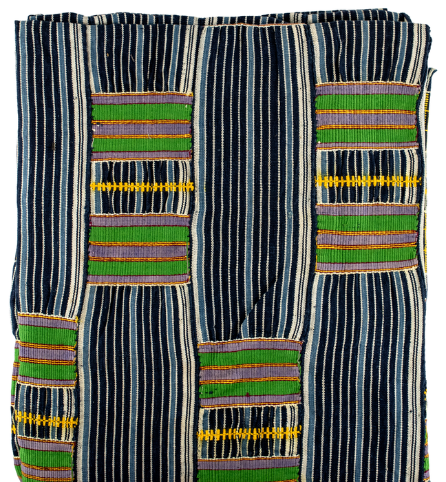 African Ashanti Kente Cloth #17536