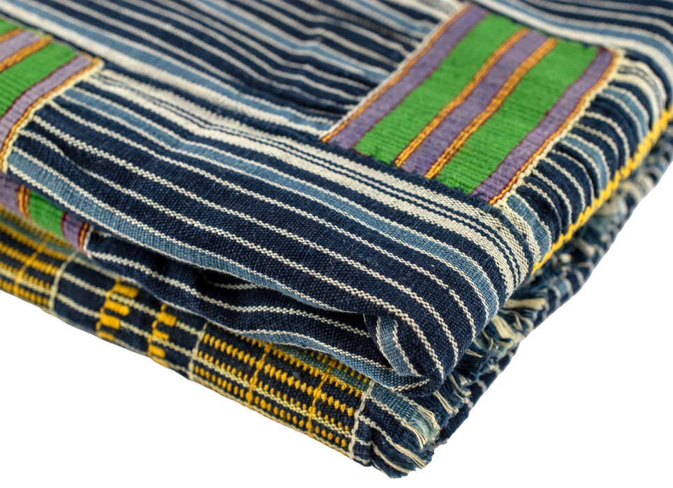 African Ashanti Kente Cloth #17536
