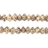 Brown & Beige Natural Saucer Seed Beads (8mm)