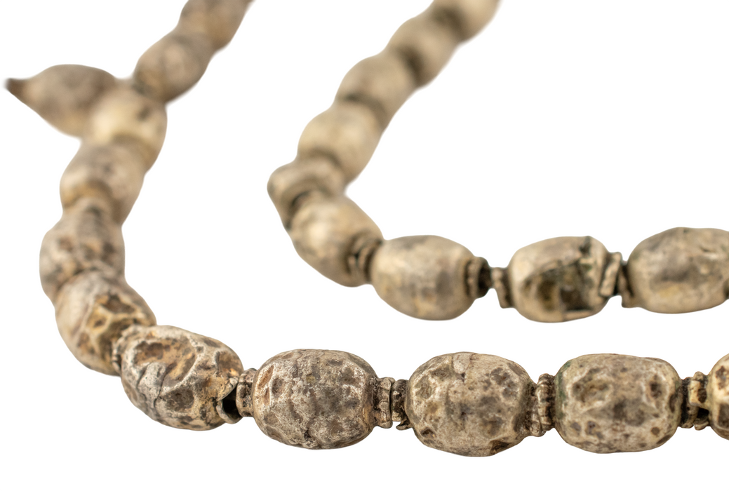 Old Silver Ethiopian Prayer Beads (Irregular)