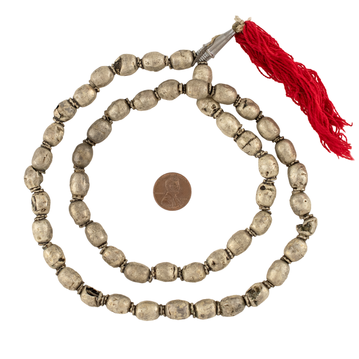 Old Silver Ethiopian Prayer Beads (Irregular)