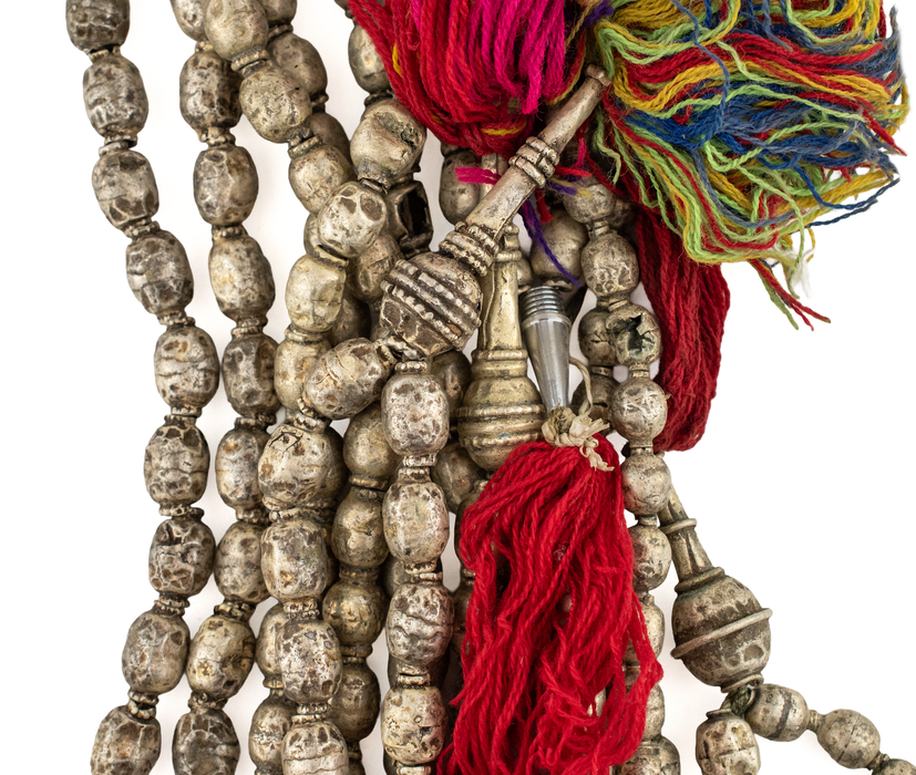 Old Silver Ethiopian Prayer Beads (Irregular)