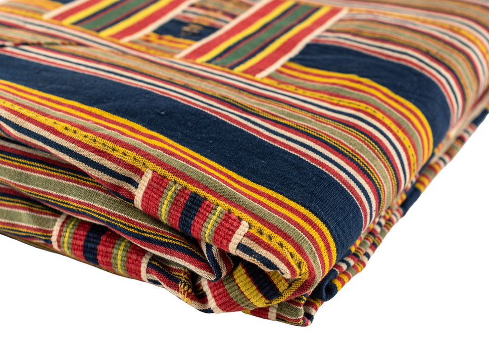 African Ashanti Kente Cloth #17537