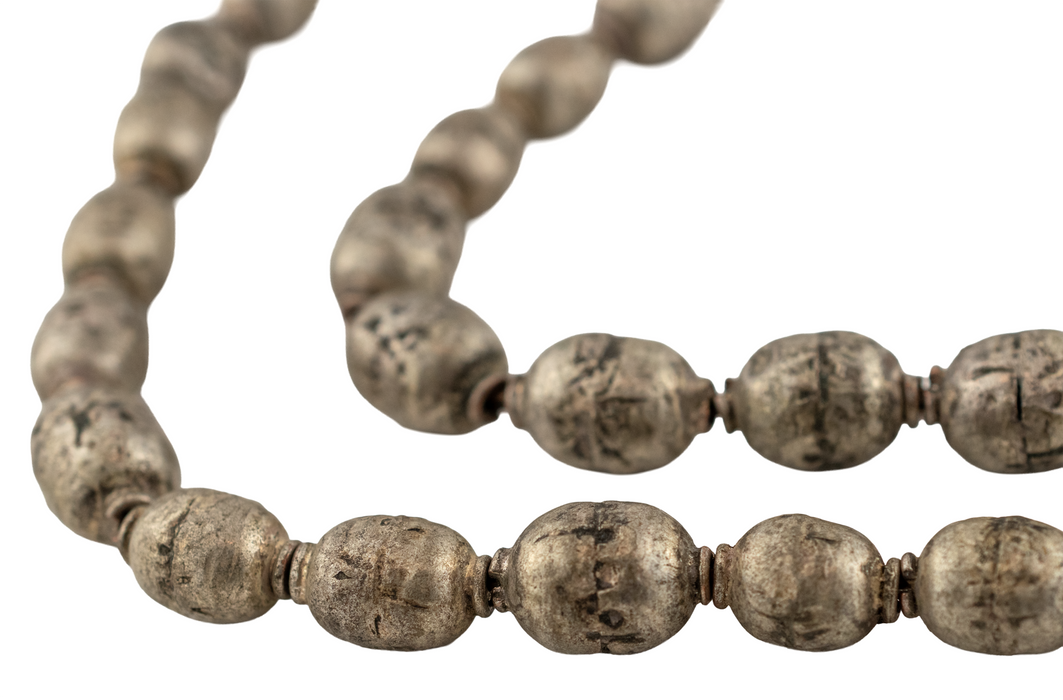 Old Silver Ethiopian Prayer Beads (No Tassel)