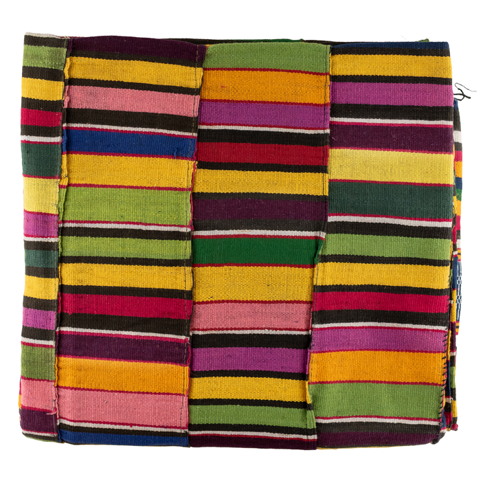 African Ashanti Kente Cloth #17538