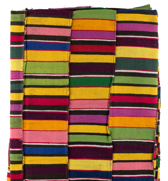 African Ashanti Kente Cloth #17538