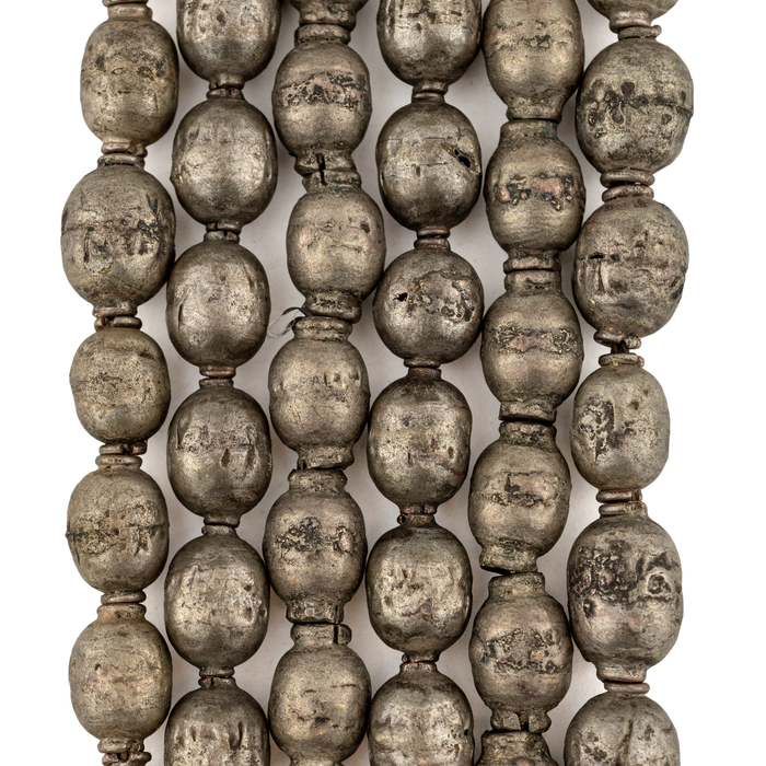 Old Silver Ethiopian Prayer Beads (No Tassel)