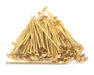 Gold 21 Gauge 1 Inch Head Pins (Approx 500 pieces) - The Bead Chest