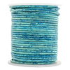 2.0mm Turquoise Speckled Round Leather Cord (75ft)