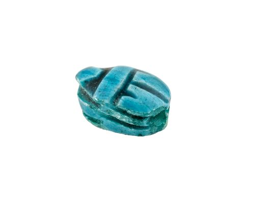 Turquoise Egyptian Scarab Bead (12x8mm)