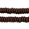 Brown Ashanti Saucer Beads (12mm)