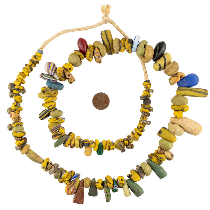 Old Ghana Sandcast Trade Beads #17553