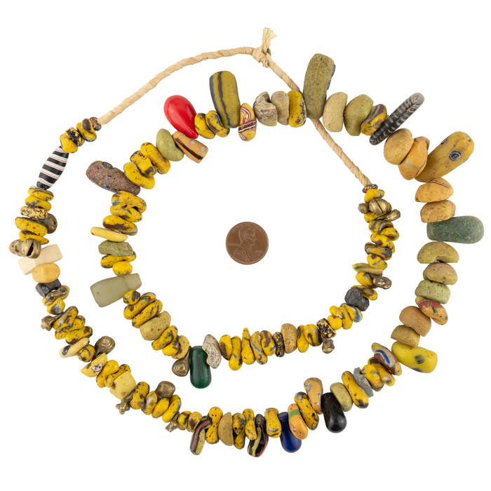 Old Ghana Sandcast Trade Beads #17554