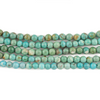 Aqua Round Turquoise Beads (4mm)