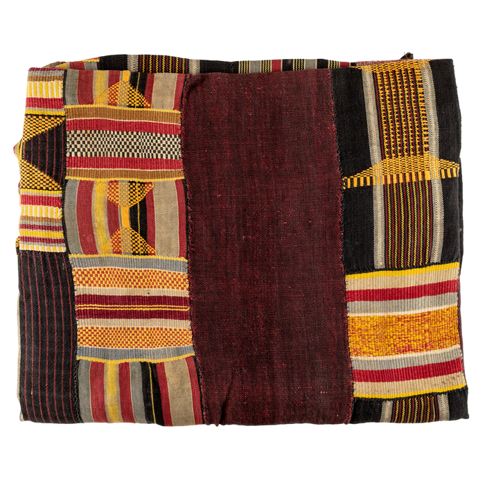 African Ashanti Kente Cloth #17539