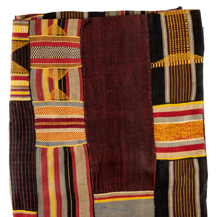 African Ashanti Kente Cloth #17539