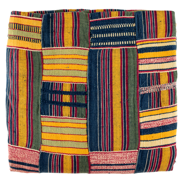 African Ashanti Kente Cloth #17540
