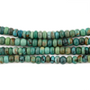 Green Aqua Turquoise Rondelle (5mm)