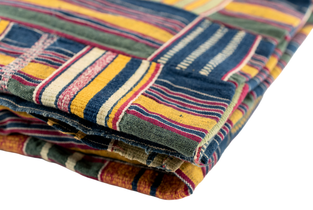 African Ashanti Kente Cloth #17540