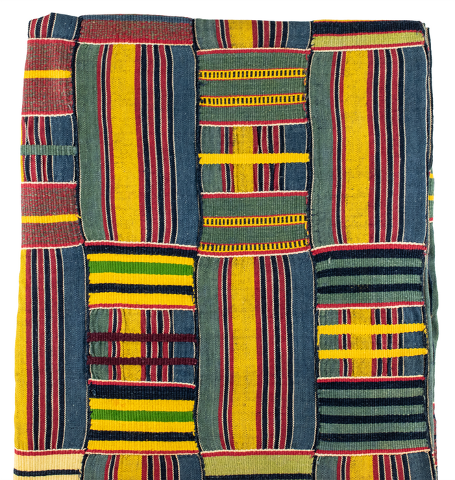 African Ashanti Kente Cloth #17541