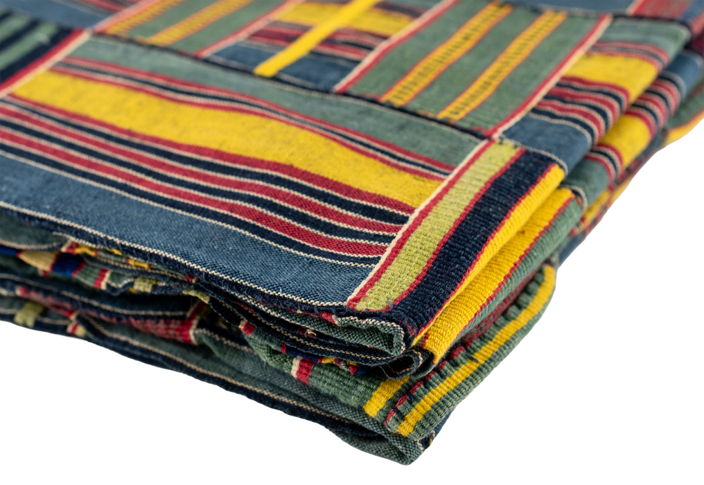 African Ashanti Kente Cloth #17541