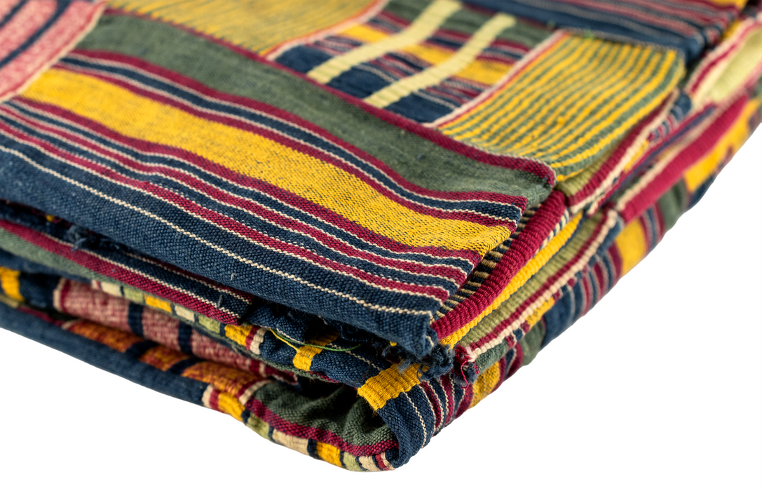 African Ashanti Kente Cloth #17542
