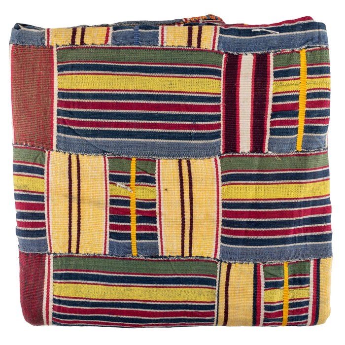 African Ashanti Kente Cloth #17543