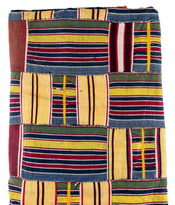 African Ashanti Kente Cloth #17543