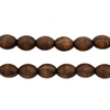 Vintage-Style Oval Olive Wood Beads from Bethlehem (10x8mm)