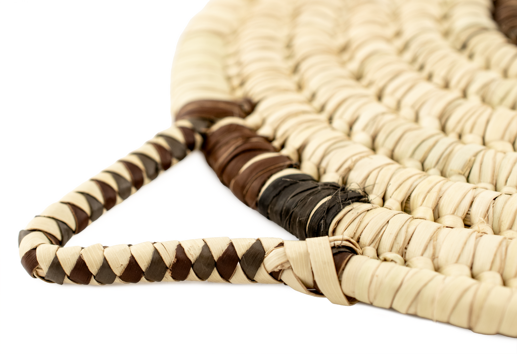 Brown Woven Basket Wall Art