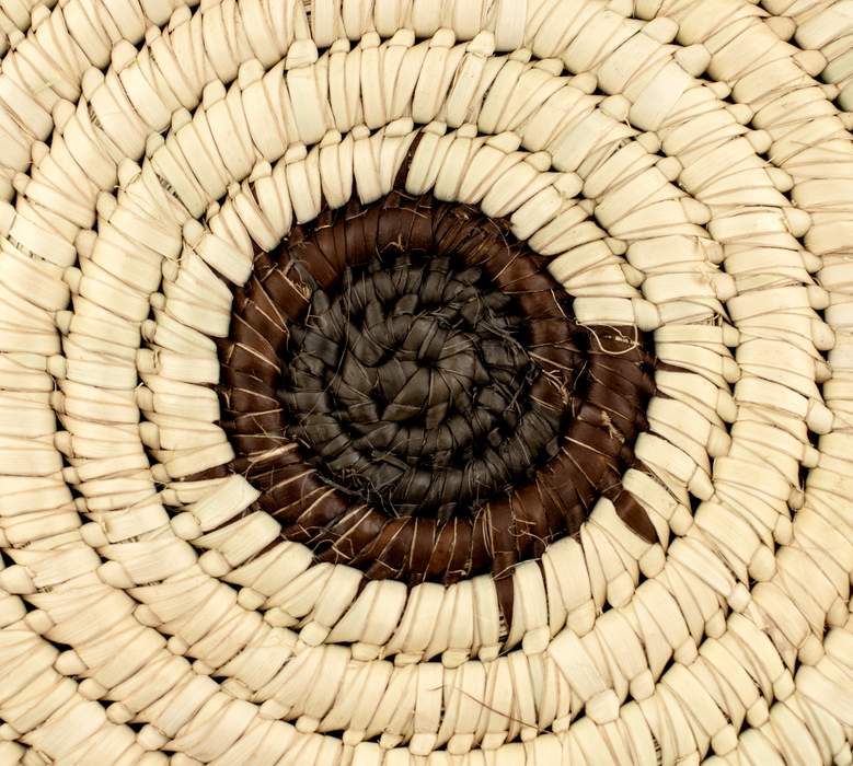 Brown Woven Basket Wall Art
