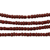 Chocolate Brown Glass Beads (2 Strands)