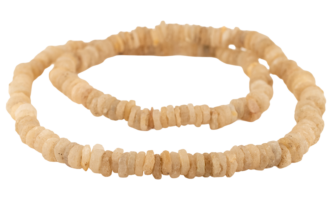 Ancient Dogon Quartz Stone Beads (12-16mm)