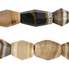 Antique Idar-Oberstein Banded Agate Beads #17461
