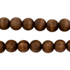 Vintage-Style Round Olive Wood Beads from Bethlehem (10mm)