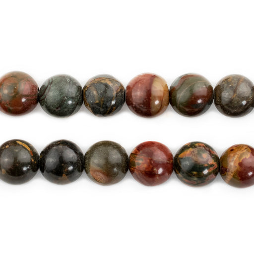 Round Creek Jasper Beads (Large Hole) (10mm) - The Bead Chest