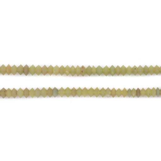 Light Green Serpentine Saucer Beads (3mm) - The Bead Chest