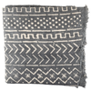 Grey Bogolan Mali Mud Cloth (Troungoumbe Design)