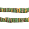 Green Matching Fancy Antique Venetian Trade Beads #16577