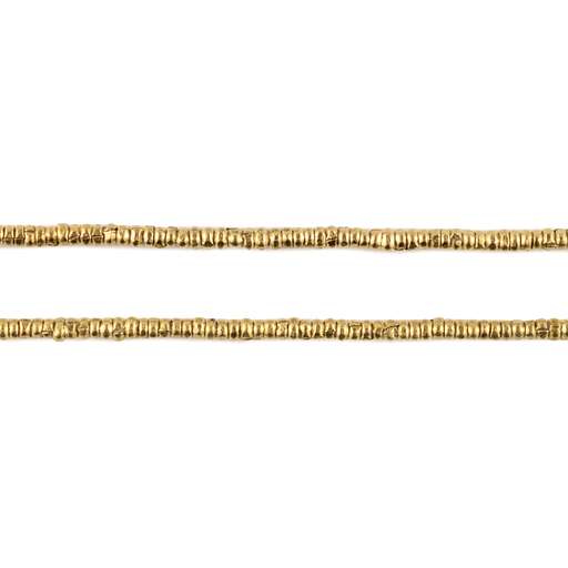 Brass Heishi Ethiopian Beads (2mm)