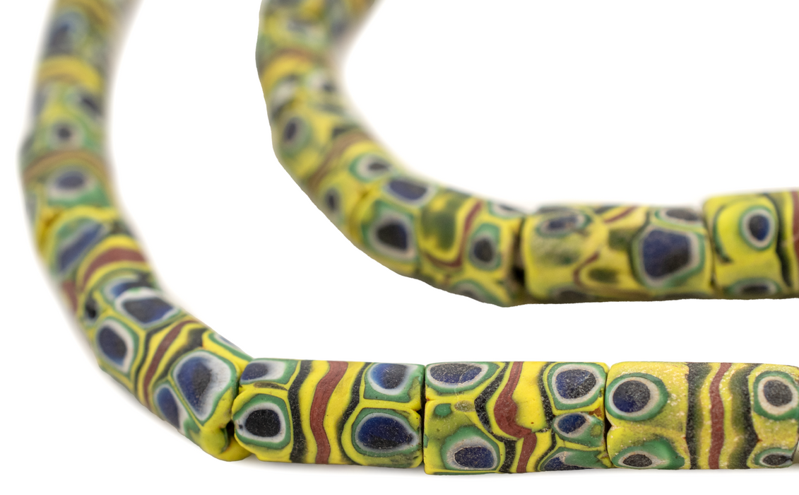 Matching Antique Venetian Millefiori African Trade Beads #16584