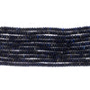 Dark Tiny Lapis Lazuli Heishi Beads (2mm)