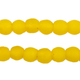 Sunflower Yellow Recycled Glass Beads (11mm)