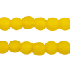 Sunflower Yellow Recycled Glass Beads (11mm)