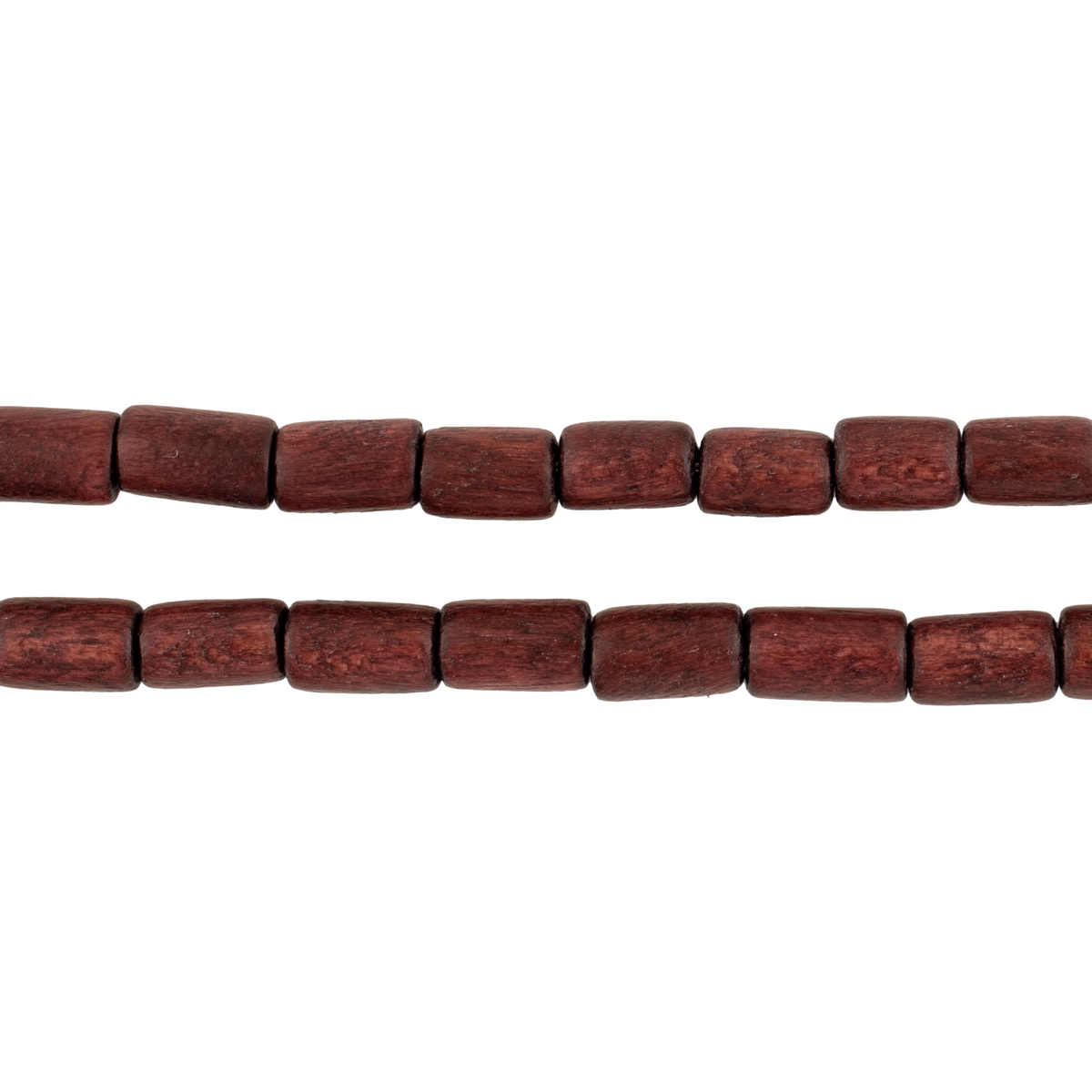 Chestnut Brown Tube Natural Wood Beads (7x5mm) — The Bead Chest